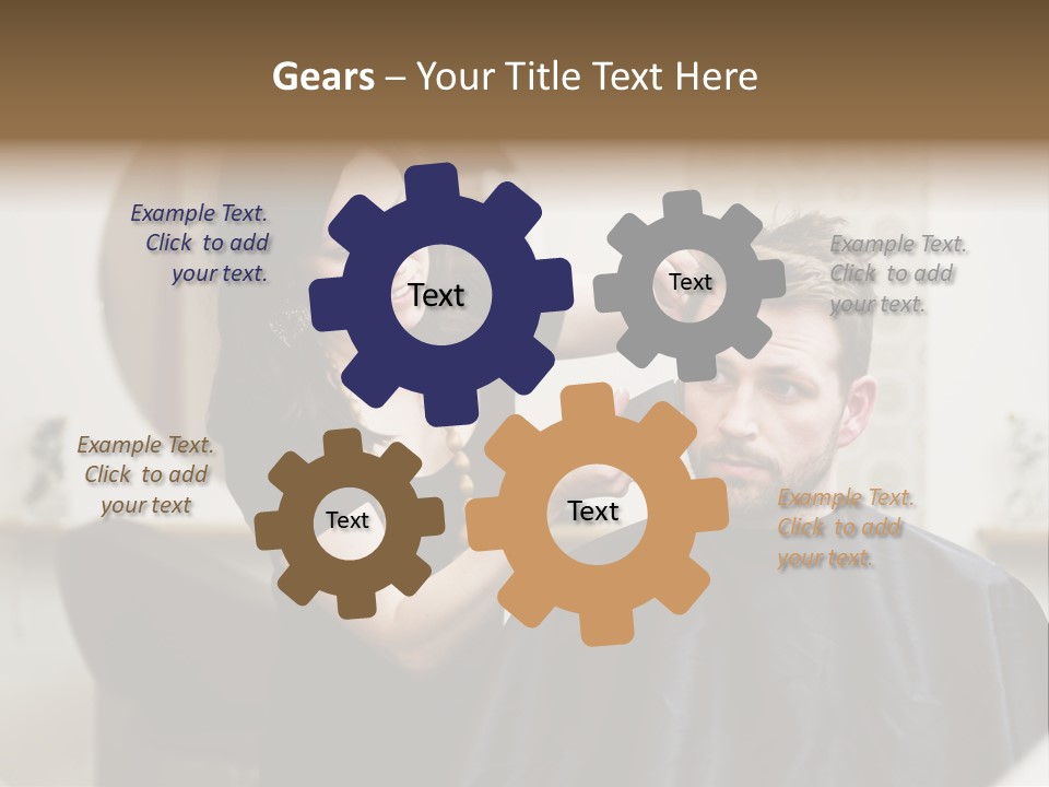 Hair Razor Cape PowerPoint Template