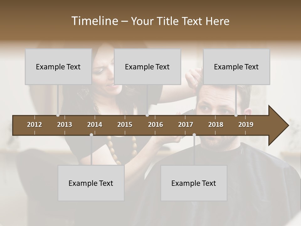 Hair Razor Cape PowerPoint Template