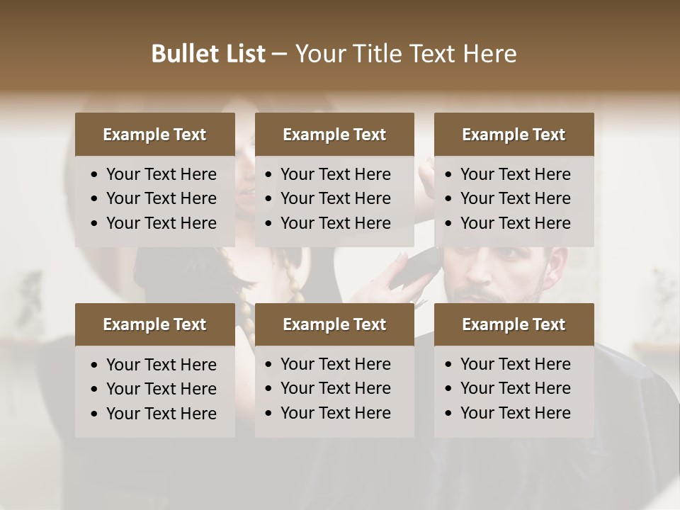 Hair Razor Cape PowerPoint Template