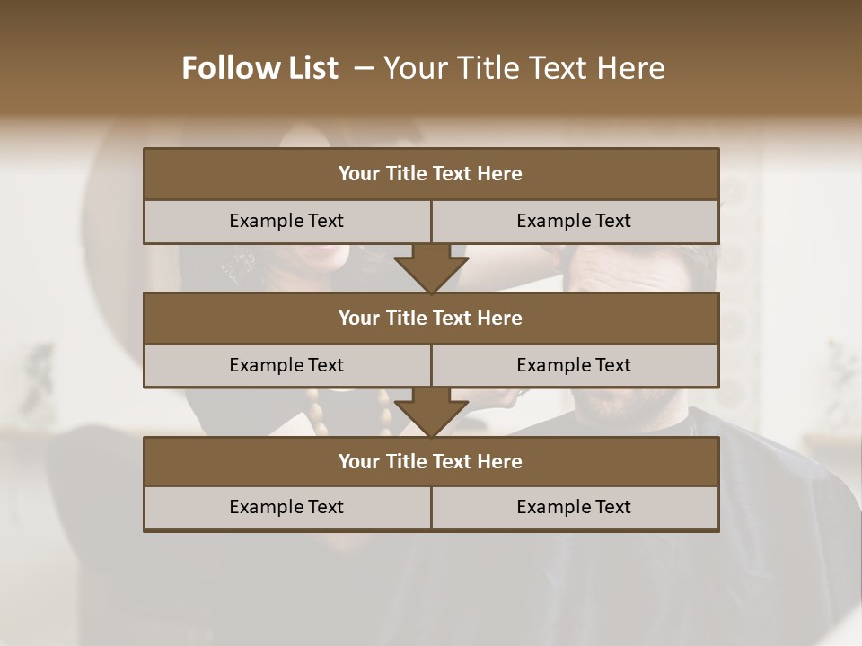 Hair Razor Cape PowerPoint Template