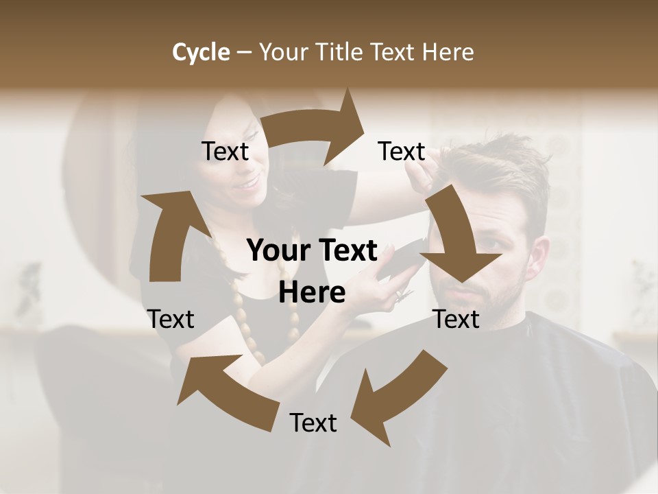 Hair Razor Cape PowerPoint Template