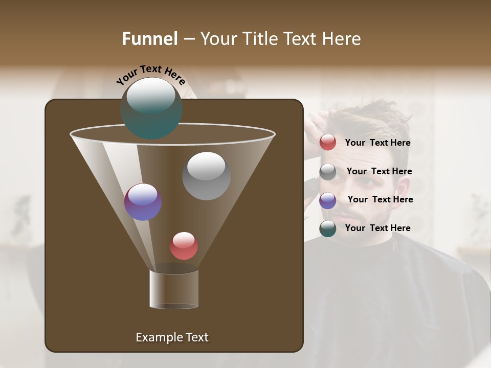 Hair Razor Cape PowerPoint Template