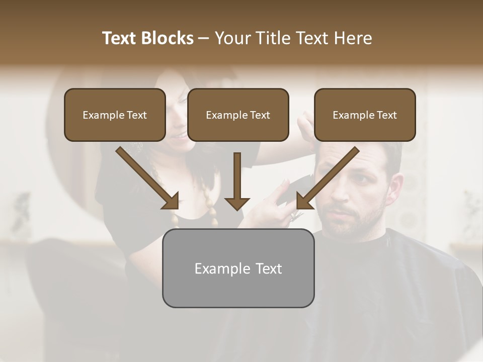 Hair Razor Cape PowerPoint Template