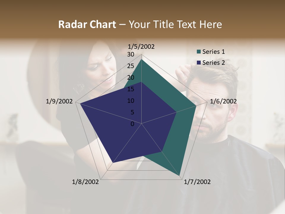 Hair Razor Cape PowerPoint Template