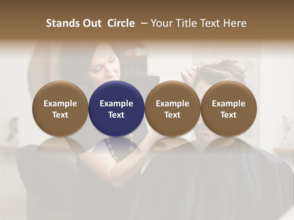 Hair Razor Cape PowerPoint Template