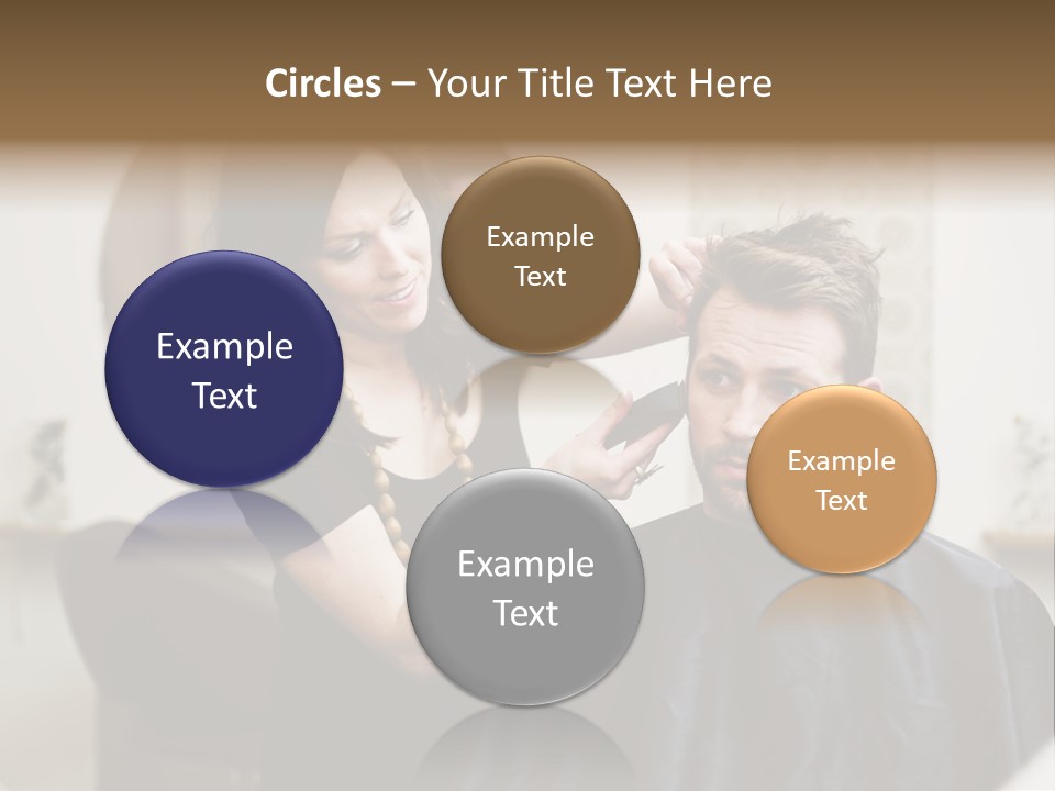 Hair Razor Cape PowerPoint Template