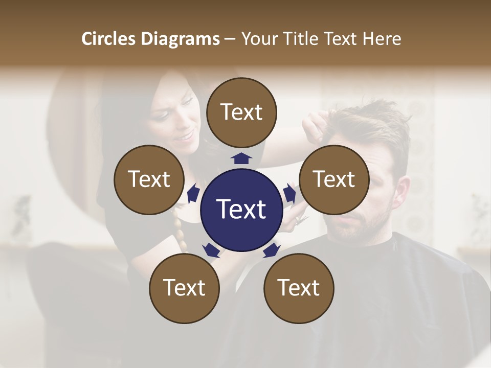 Hair Razor Cape PowerPoint Template