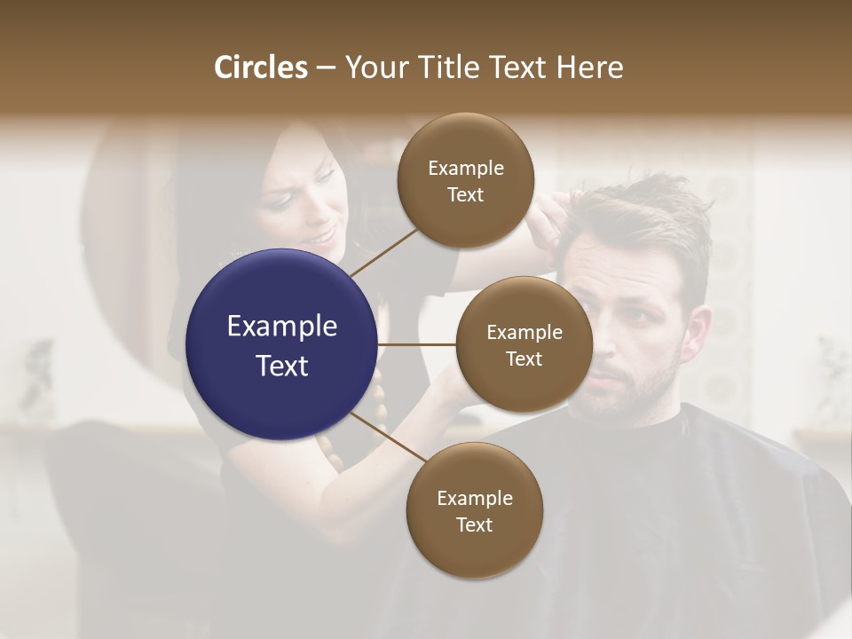 Hair Razor Cape PowerPoint Template