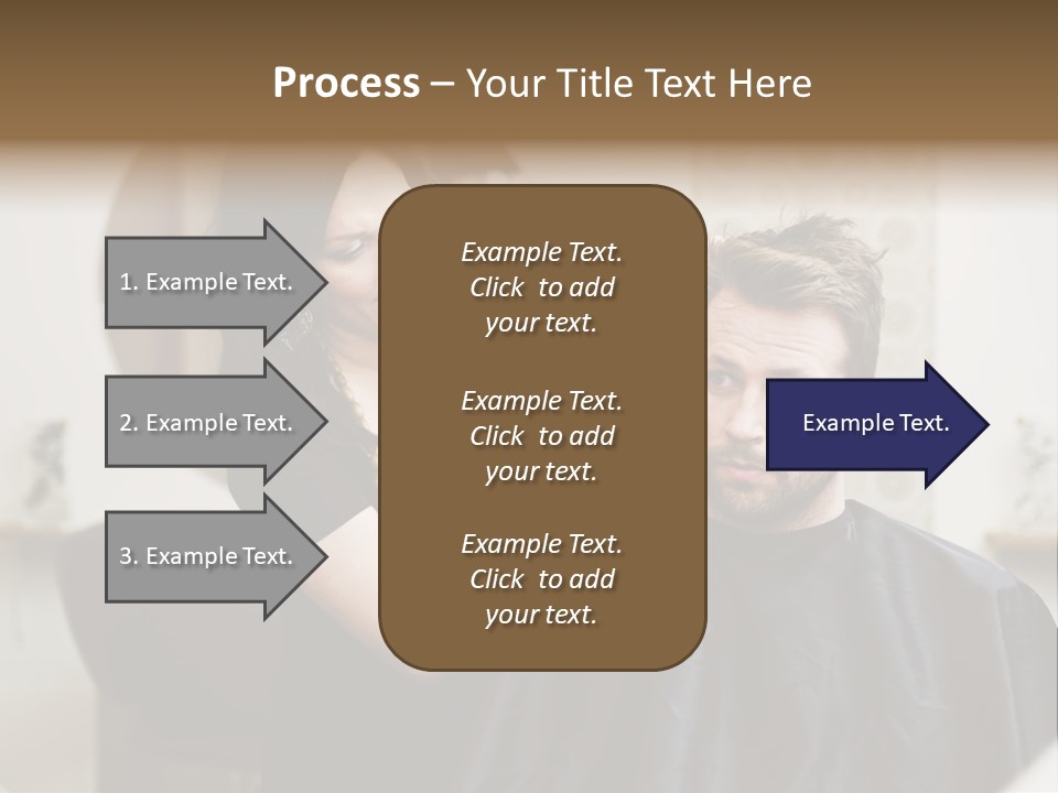 Hair Razor Cape PowerPoint Template