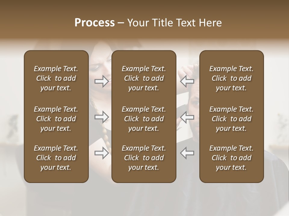 Hair Razor Cape PowerPoint Template