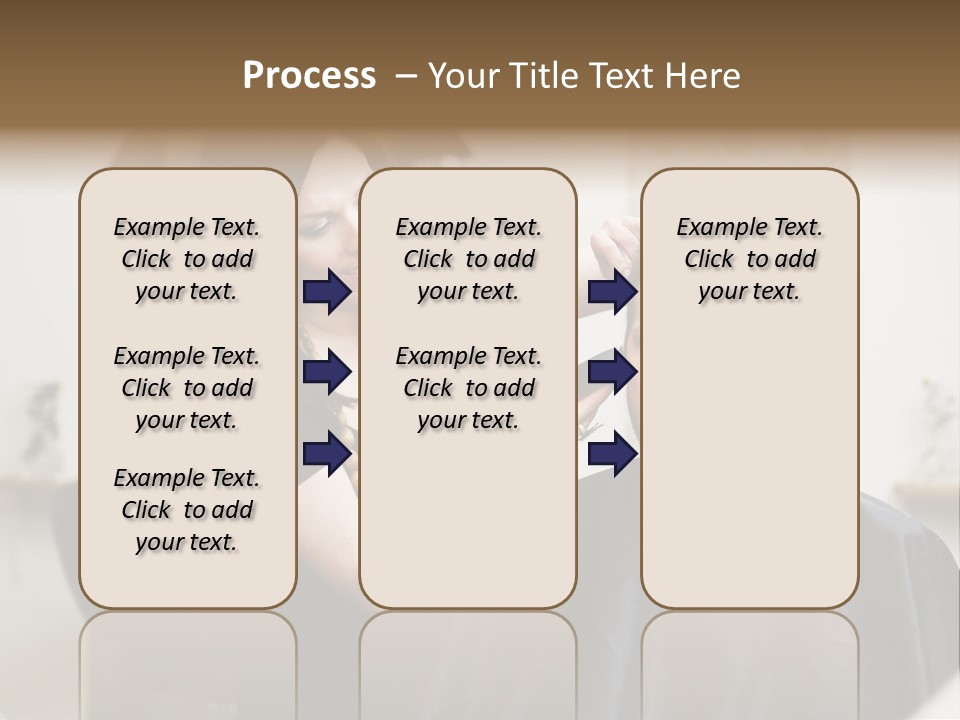 Hair Razor Cape PowerPoint Template