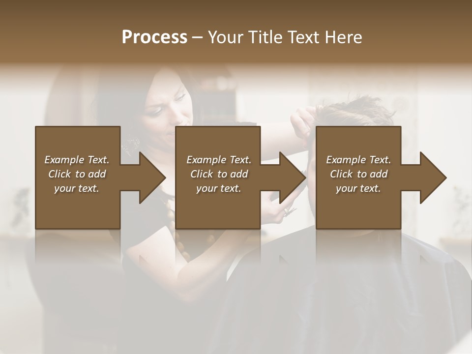Hair Razor Cape PowerPoint Template