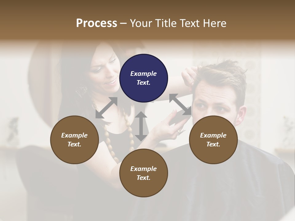 Hair Razor Cape PowerPoint Template