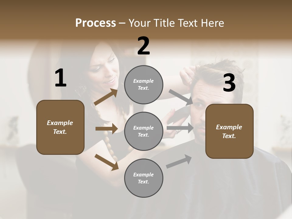 Hair Razor Cape PowerPoint Template