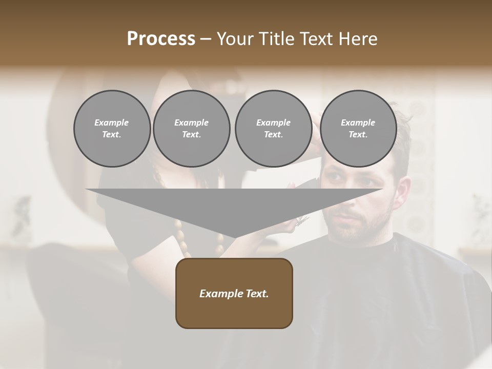 Hair Razor Cape PowerPoint Template