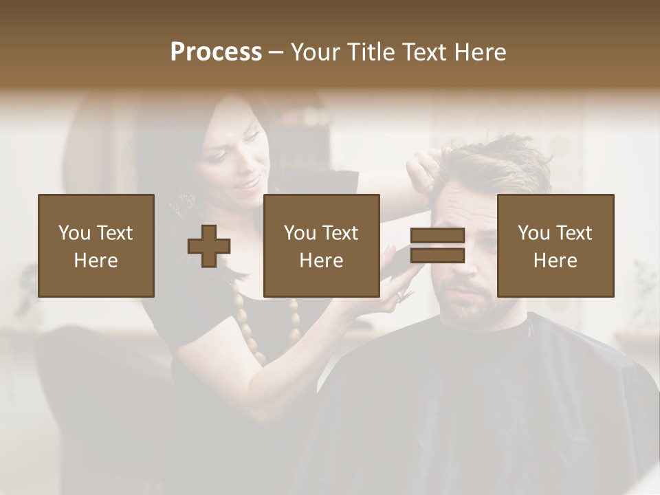 Hair Razor Cape PowerPoint Template