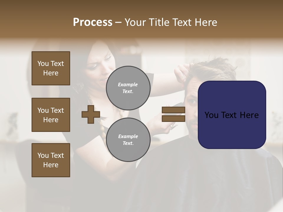 Hair Razor Cape PowerPoint Template