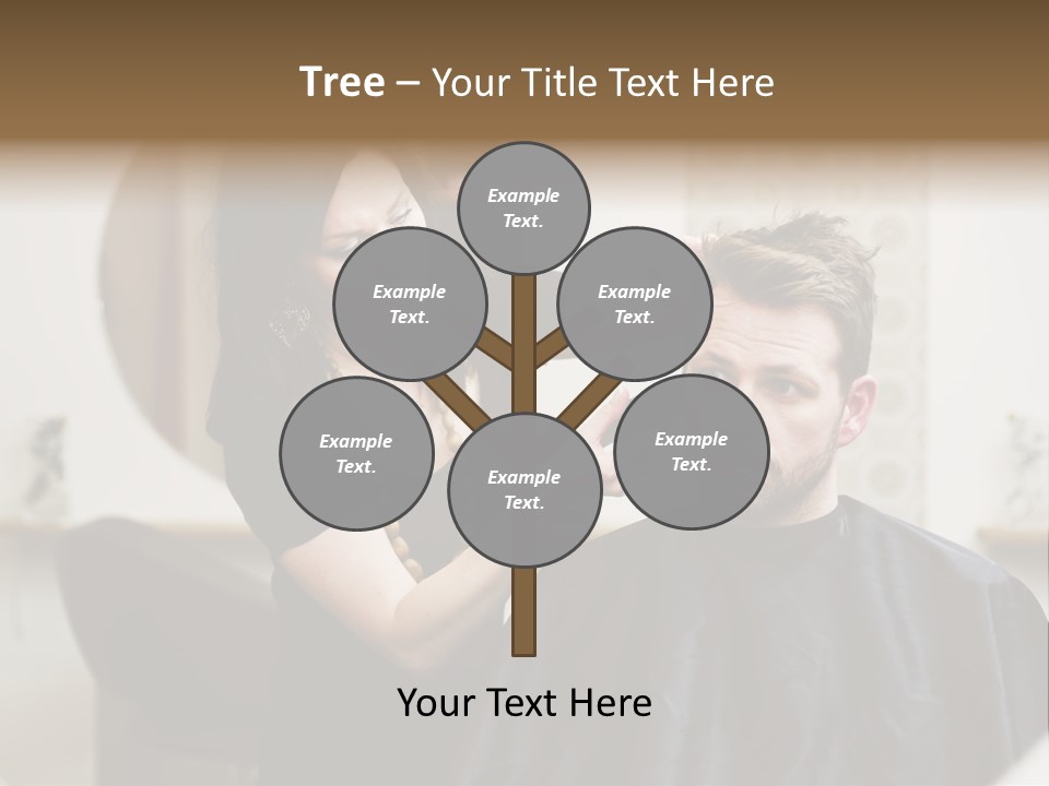 Hair Razor Cape PowerPoint Template