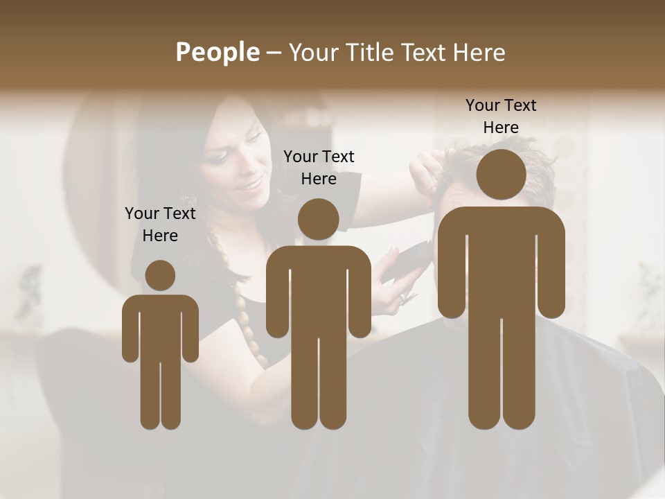 Hair Razor Cape PowerPoint Template