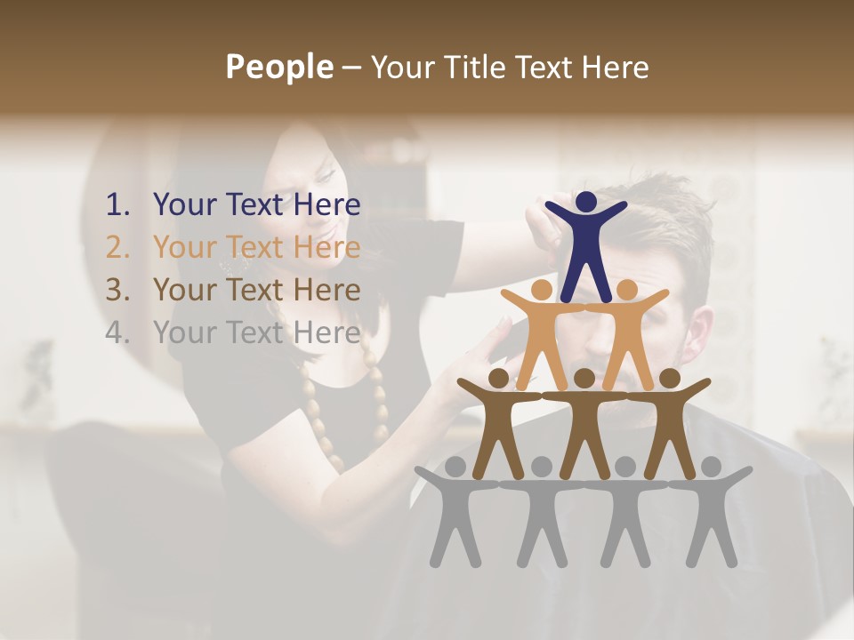 Hair Razor Cape PowerPoint Template