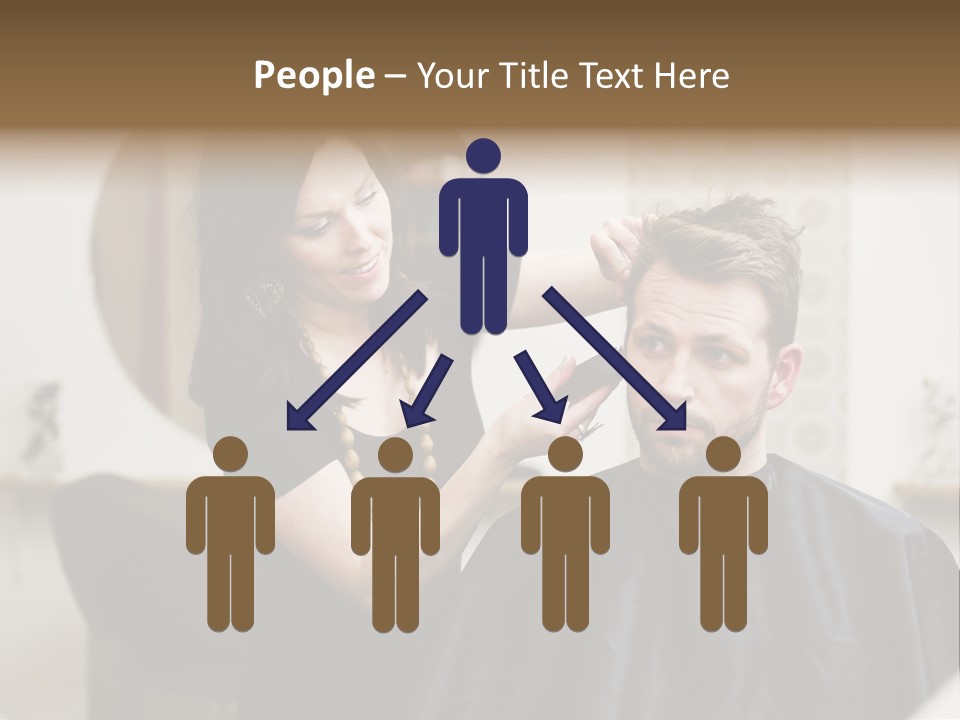 Hair Razor Cape PowerPoint Template