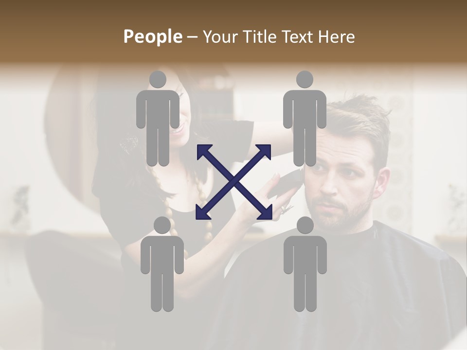 Hair Razor Cape PowerPoint Template