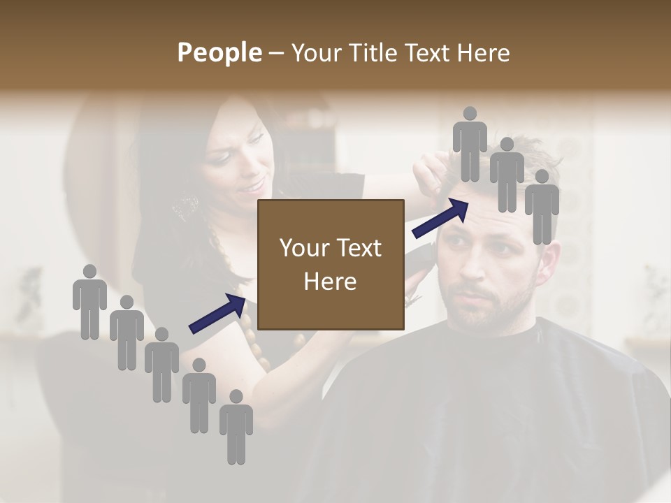 Hair Razor Cape PowerPoint Template