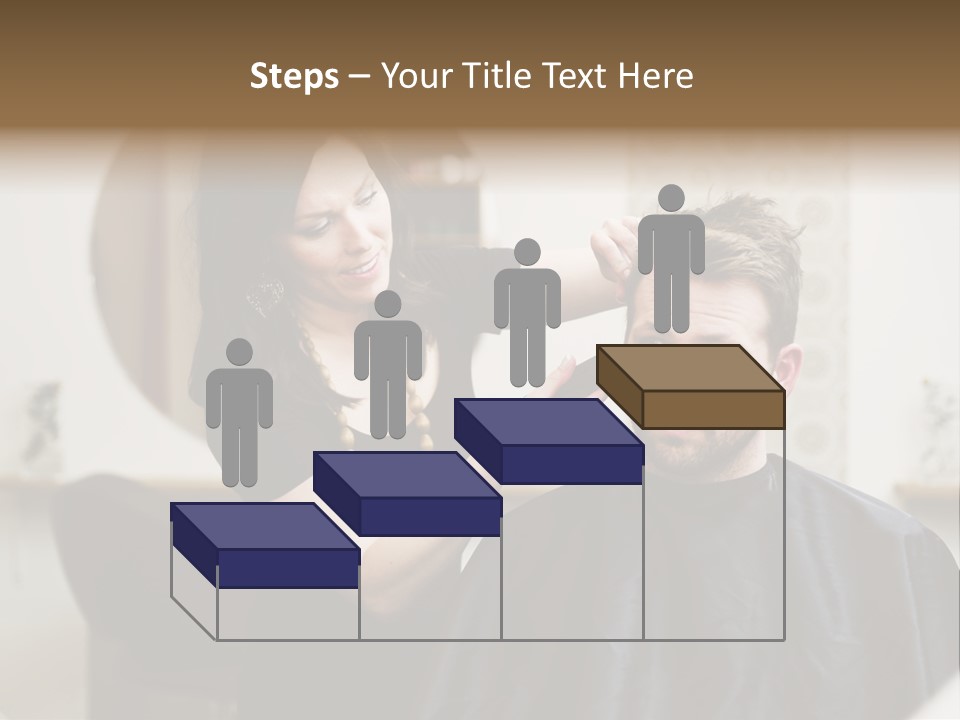 Hair Razor Cape PowerPoint Template