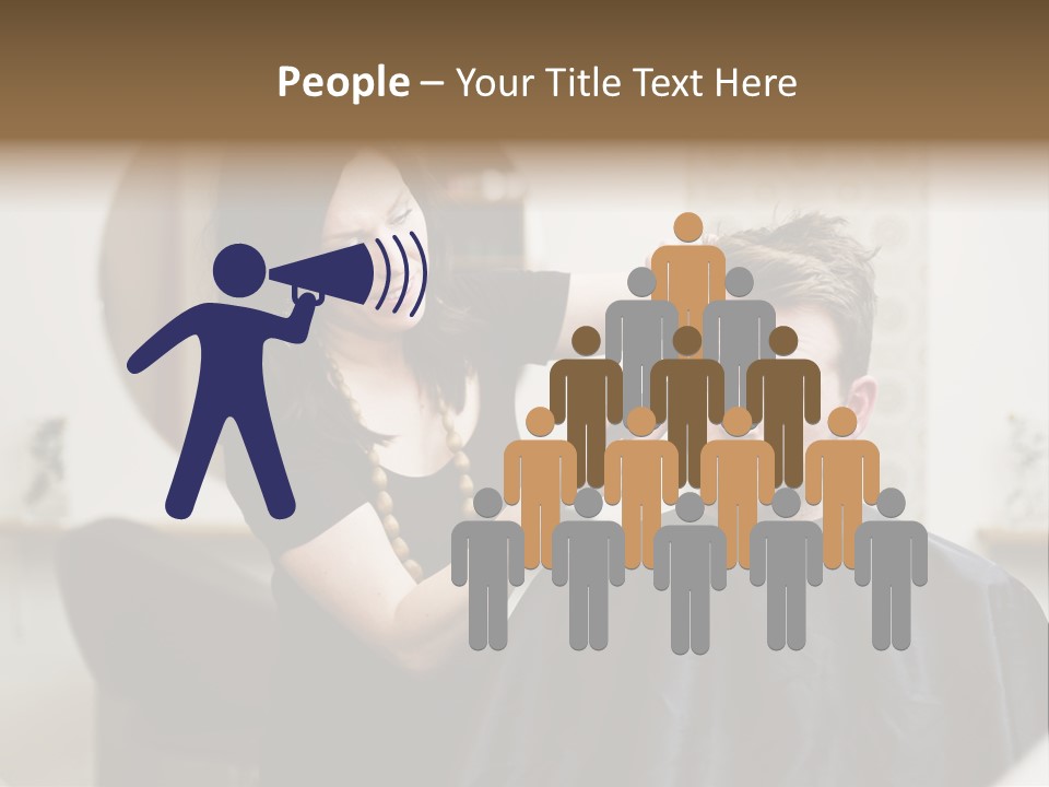 Hair Razor Cape PowerPoint Template