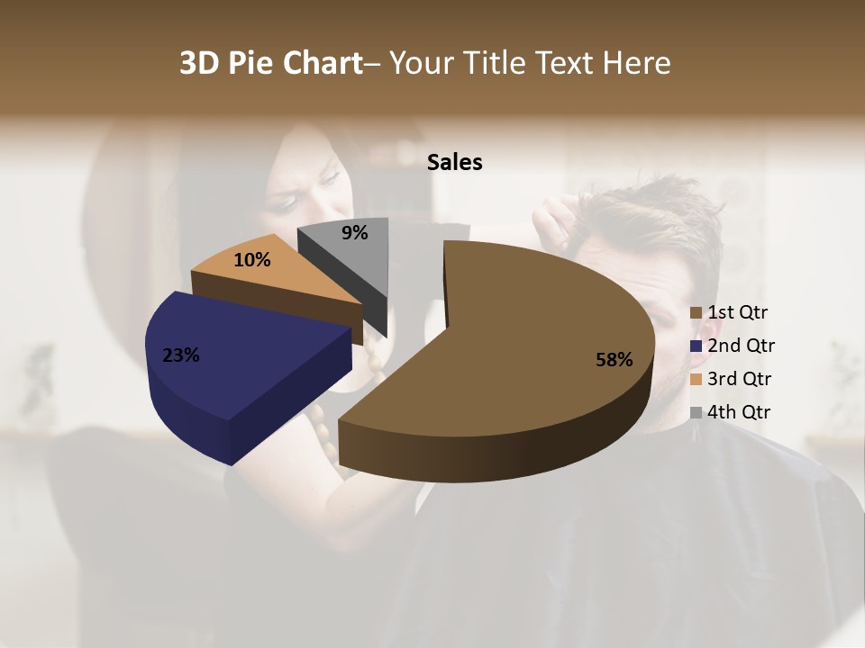 Hair Razor Cape PowerPoint Template