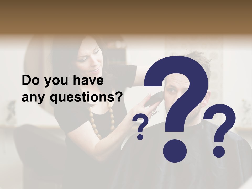 Hair Razor Cape PowerPoint Template