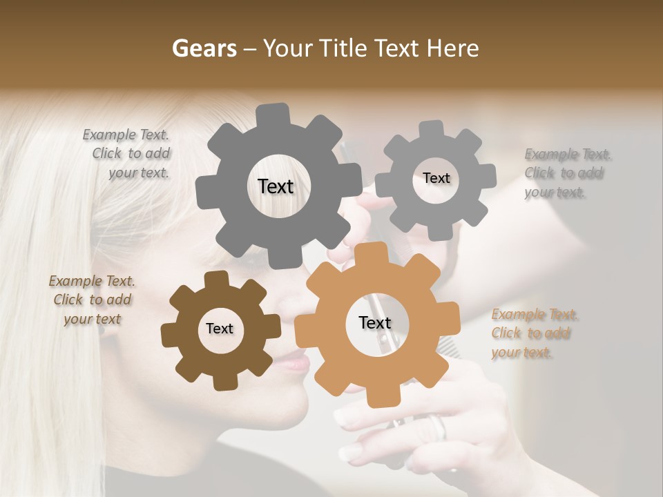 Service Human Elegance PowerPoint Template