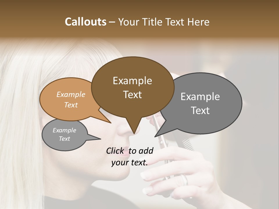 Service Human Elegance PowerPoint Template