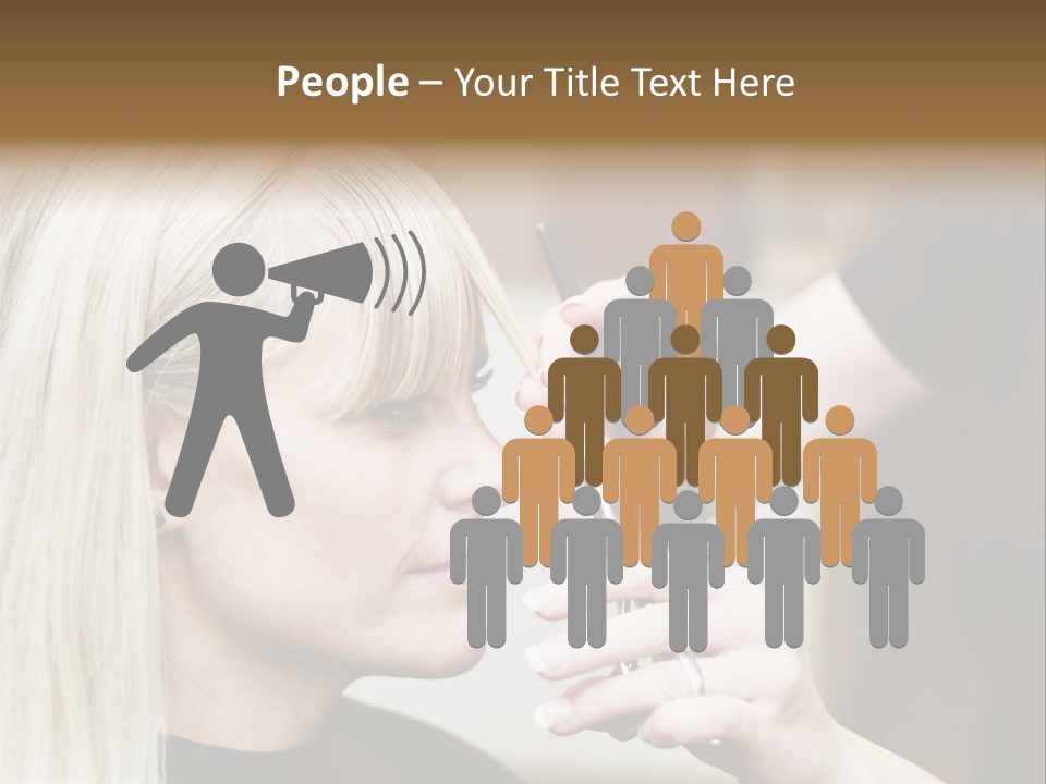 Service Human Elegance PowerPoint Template