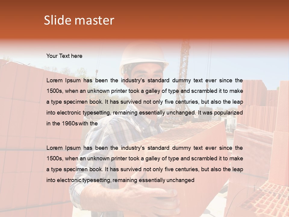 Holding Btp Portrait PowerPoint Template