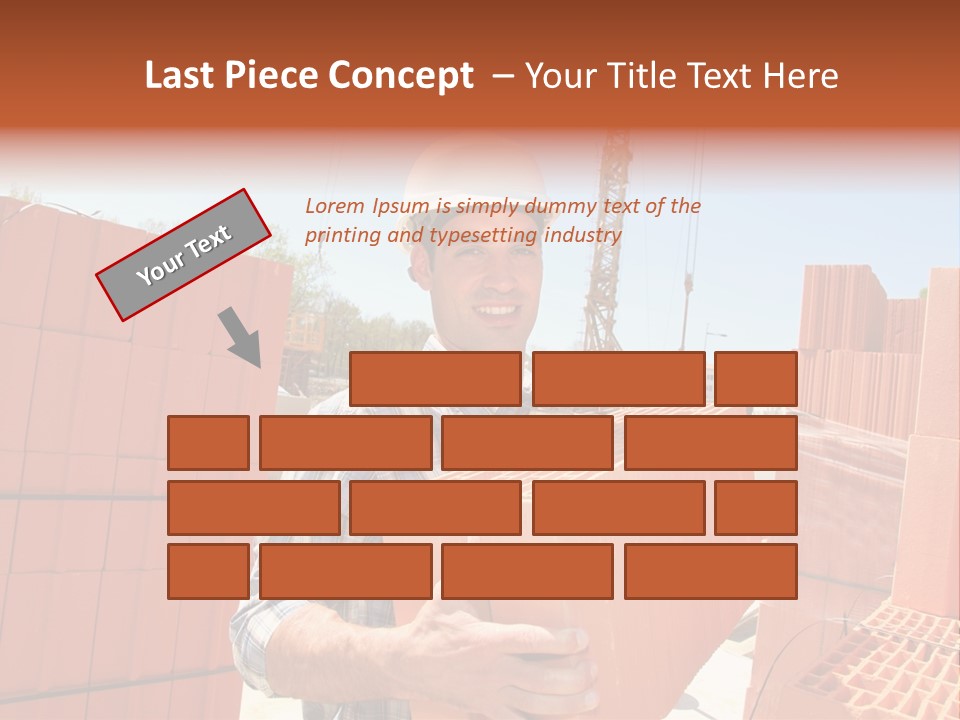 Holding Btp Portrait PowerPoint Template