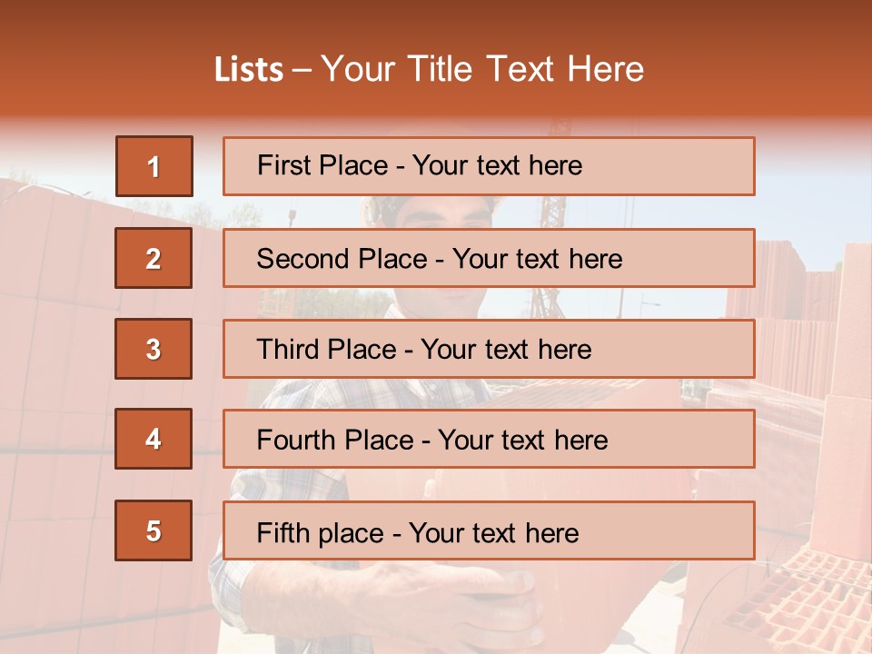 Holding Btp Portrait PowerPoint Template