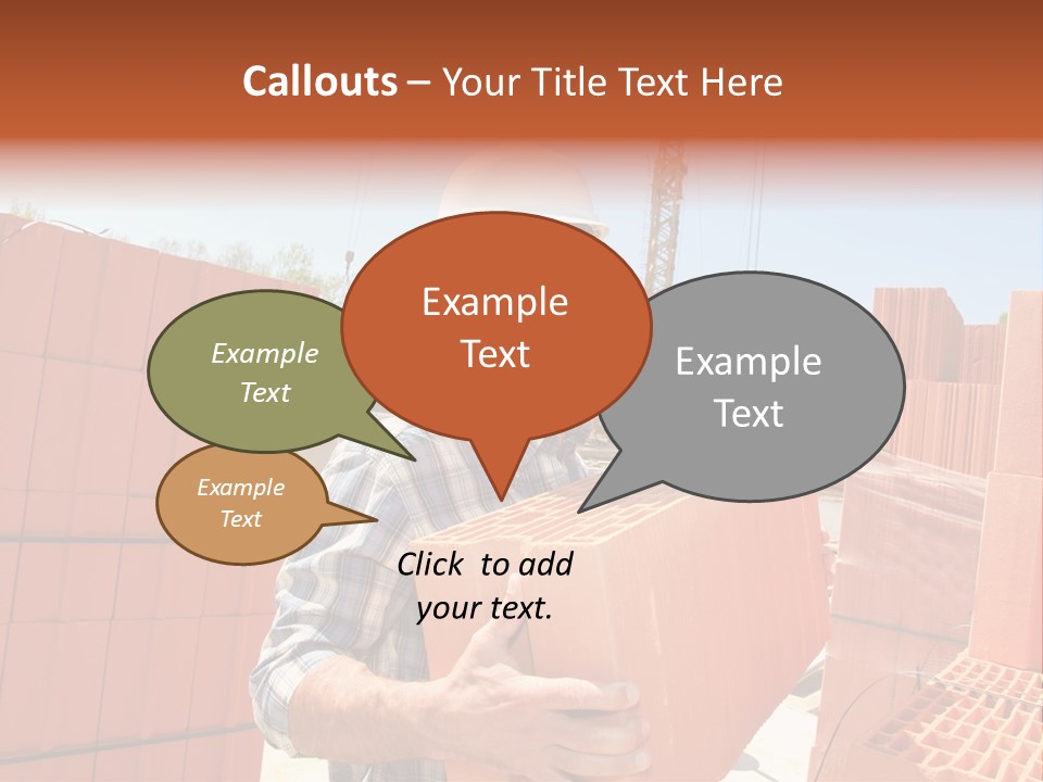 Holding Btp Portrait PowerPoint Template