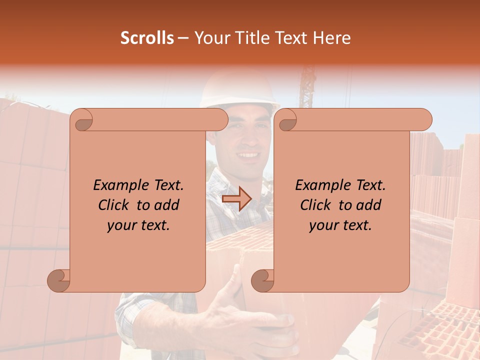 Holding Btp Portrait PowerPoint Template