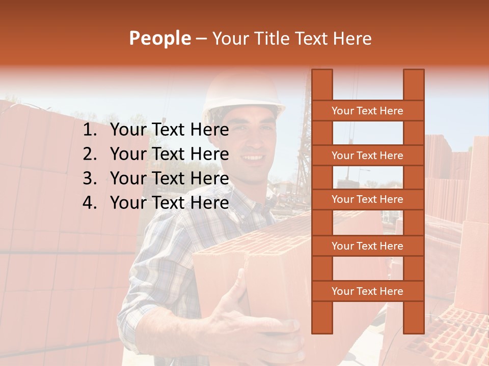 Holding Btp Portrait PowerPoint Template