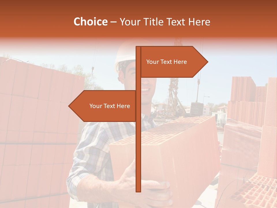 Holding Btp Portrait PowerPoint Template