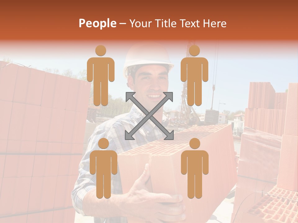 Holding Btp Portrait PowerPoint Template