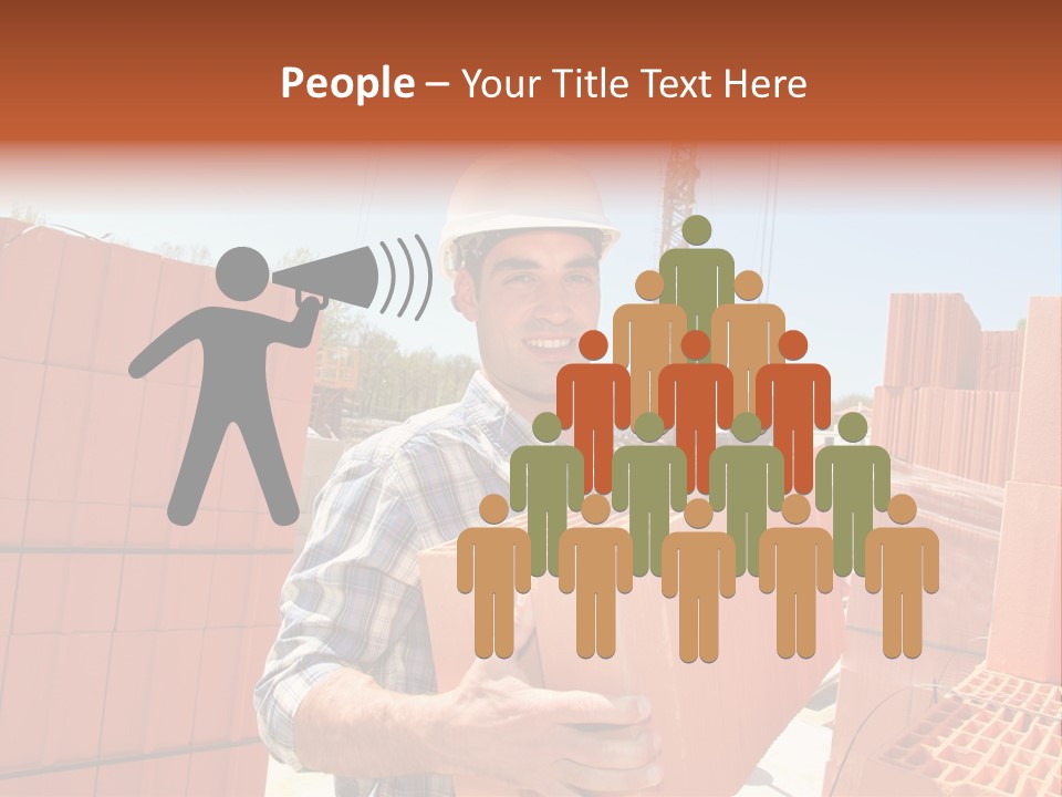 Holding Btp Portrait PowerPoint Template