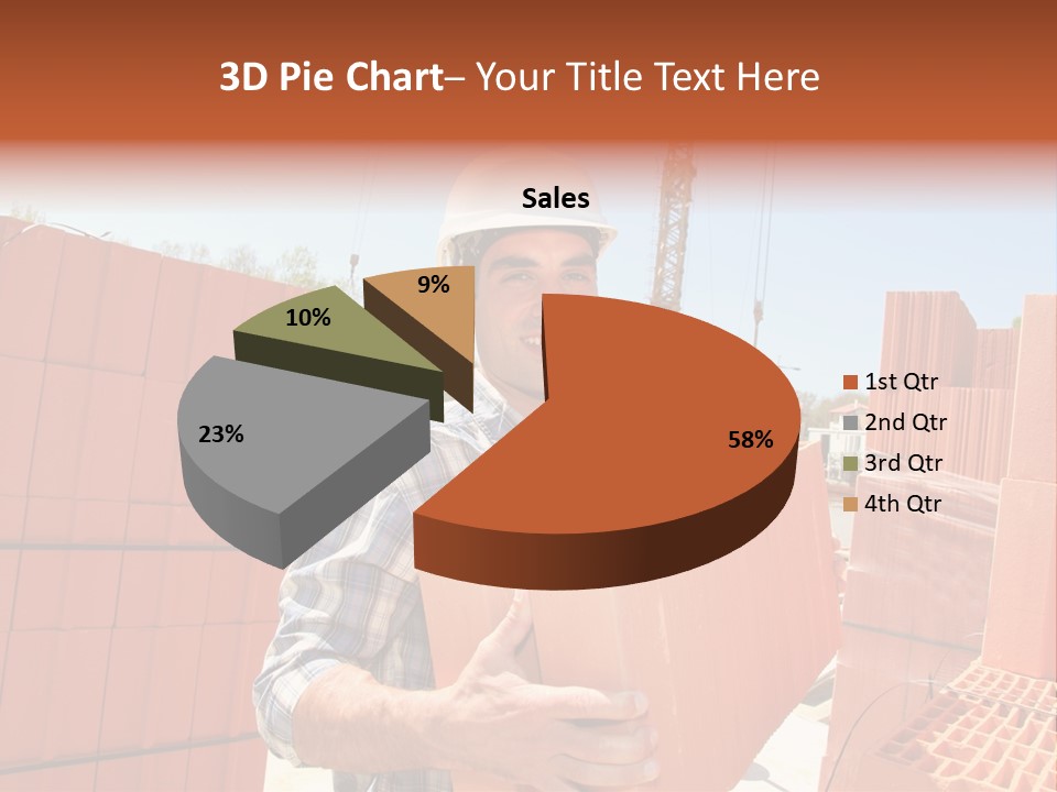 Holding Btp Portrait PowerPoint Template