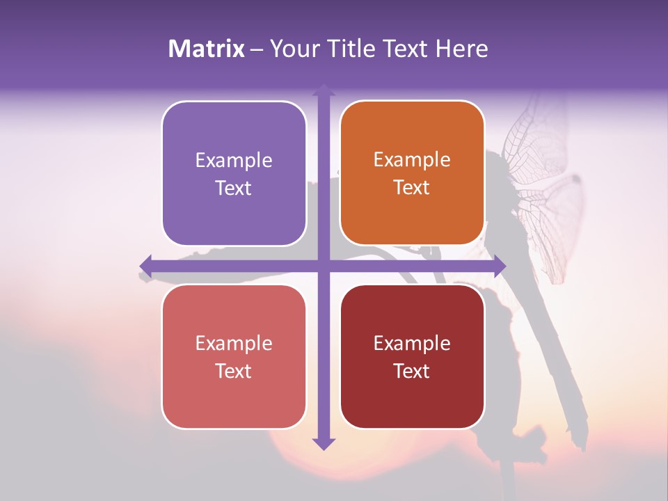 Dragonfly Protection Sleep PowerPoint Template