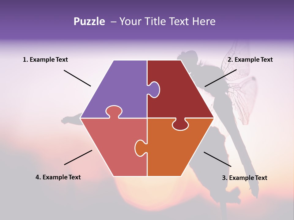 Dragonfly Protection Sleep PowerPoint Template