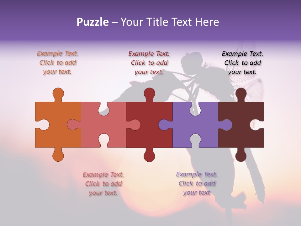 Dragonfly Protection Sleep PowerPoint Template