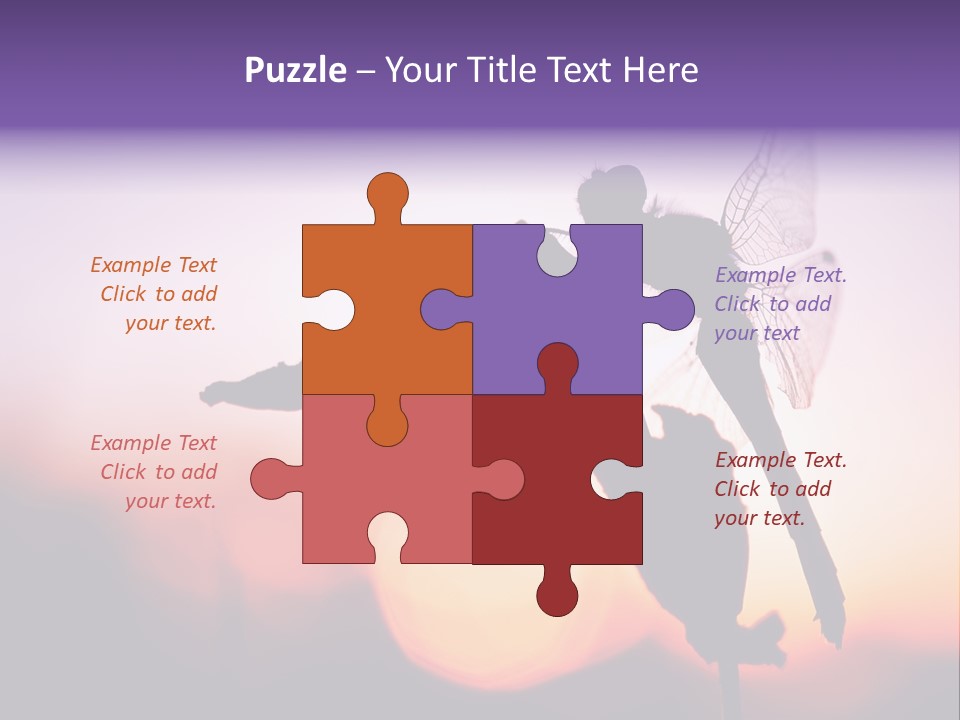 Dragonfly Protection Sleep PowerPoint Template