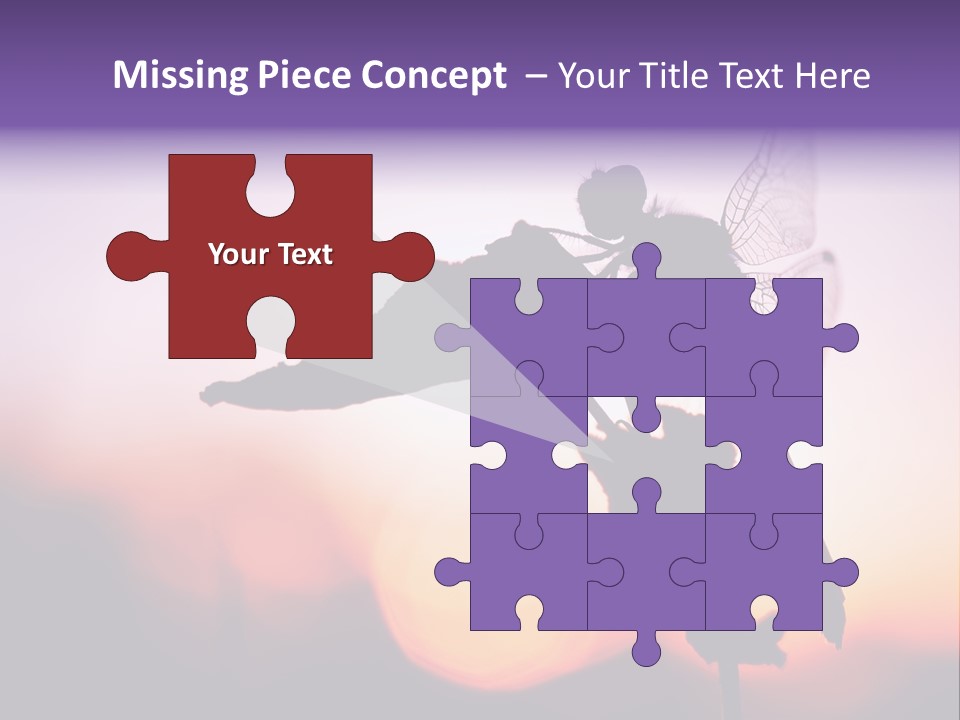 Dragonfly Protection Sleep PowerPoint Template