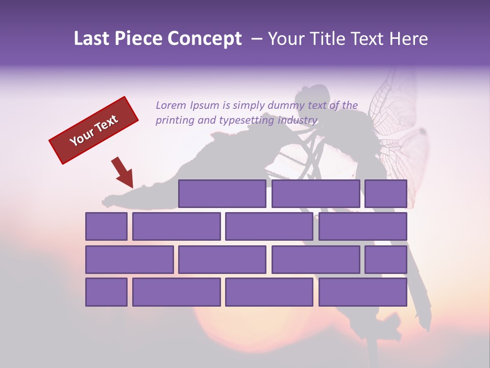 Dragonfly Protection Sleep PowerPoint Template